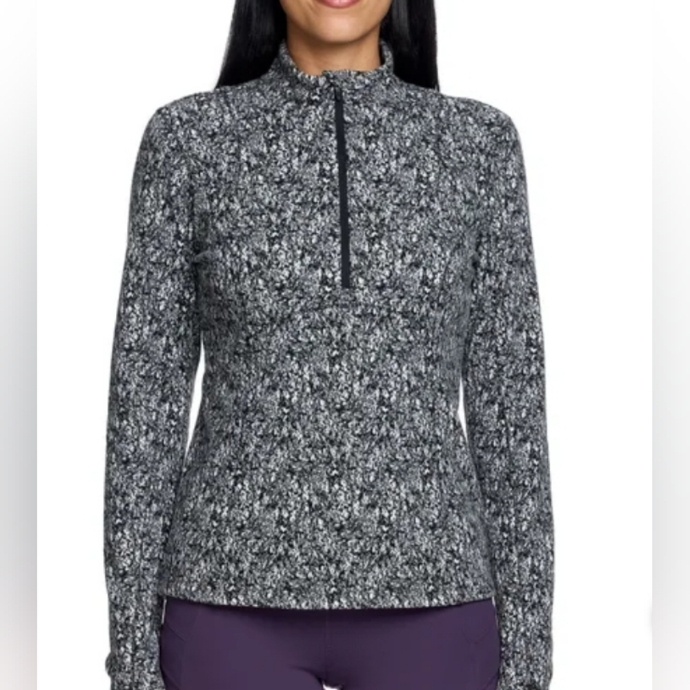 Women's Spyder Fleece Printed Half Zip Multicolor Size M NWT